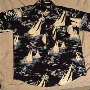 Nautica Fisherman/Boat Polo size Large